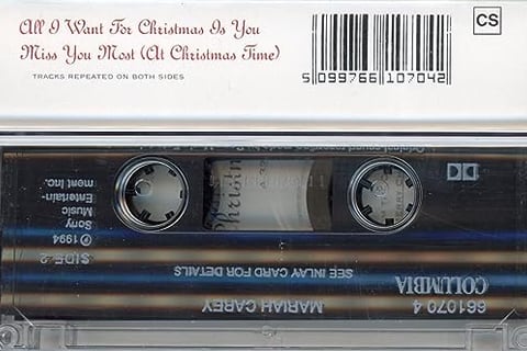 Cassette Single All I want for christmas is you