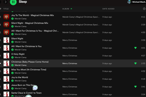 SPOTIFY CHRISTMAS PLAYLIST