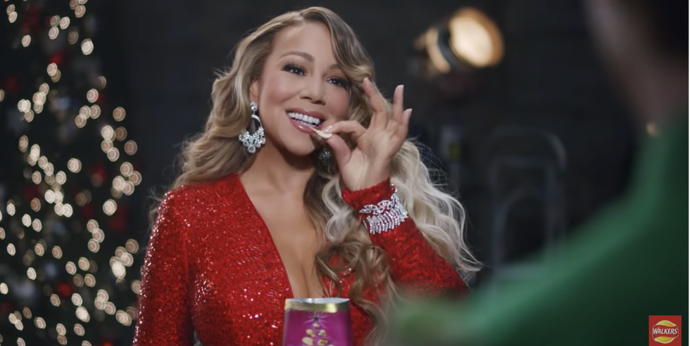 Mariah Carey Walkers Ad