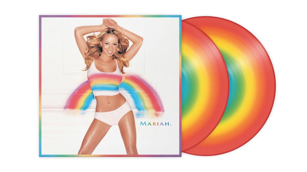 Mariah Carey Rainbow 25 anniversary coloured vinyl