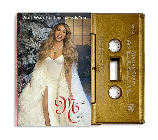 Mariah Carey All i want for christmas is you gold cassette