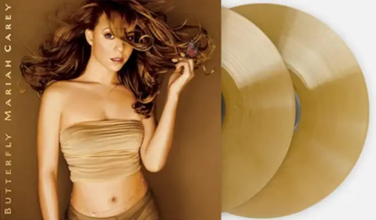 Mariah Carey butterfly gold vinyl