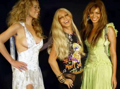 Mariah Carey Versace donatella beyonce