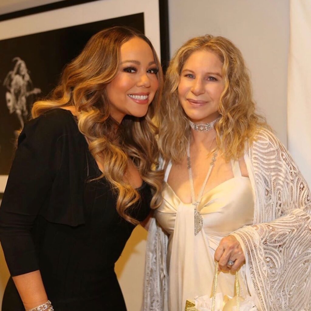 Mariah Carey and Barbra Streisand