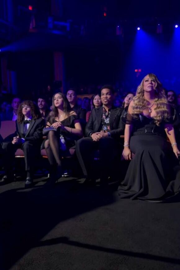 Mariah Carey kids and anderson paak attend iheart radio