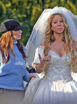 Mariah Carey we belong together wedding dress